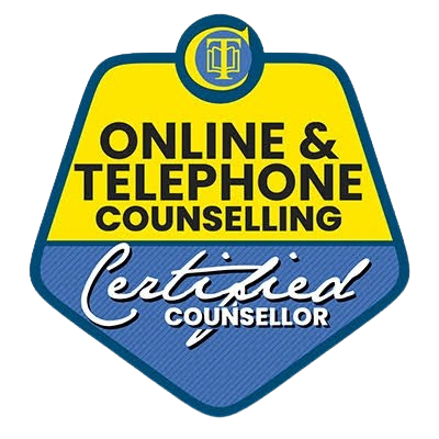 Online and telephone certified counsellor logo